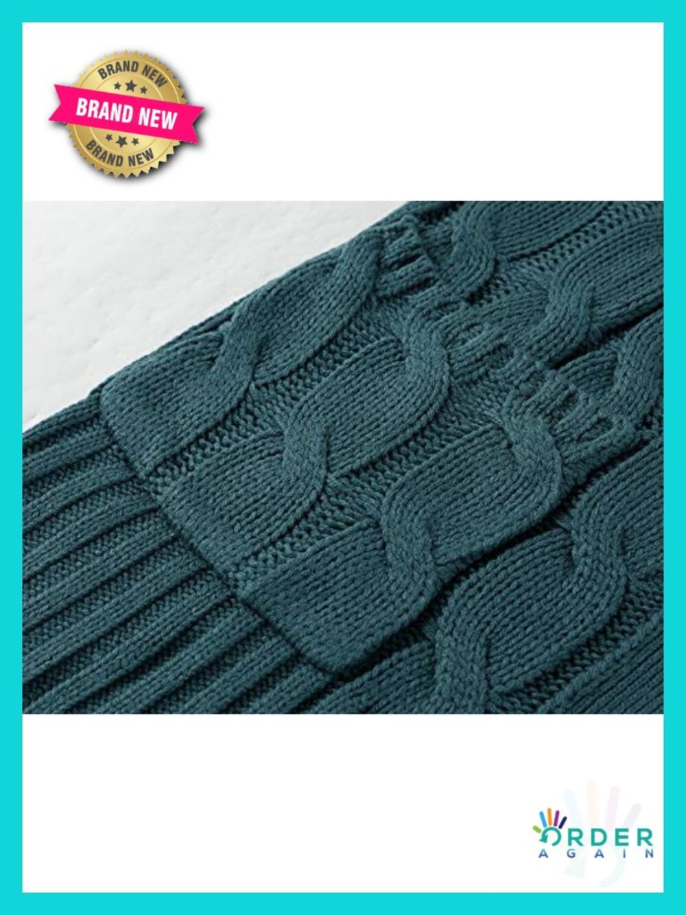 Cable Knit Open Front Cardigan Button Down Long Sleeve Knitwear Sweater Coat - Picture 3 of 6